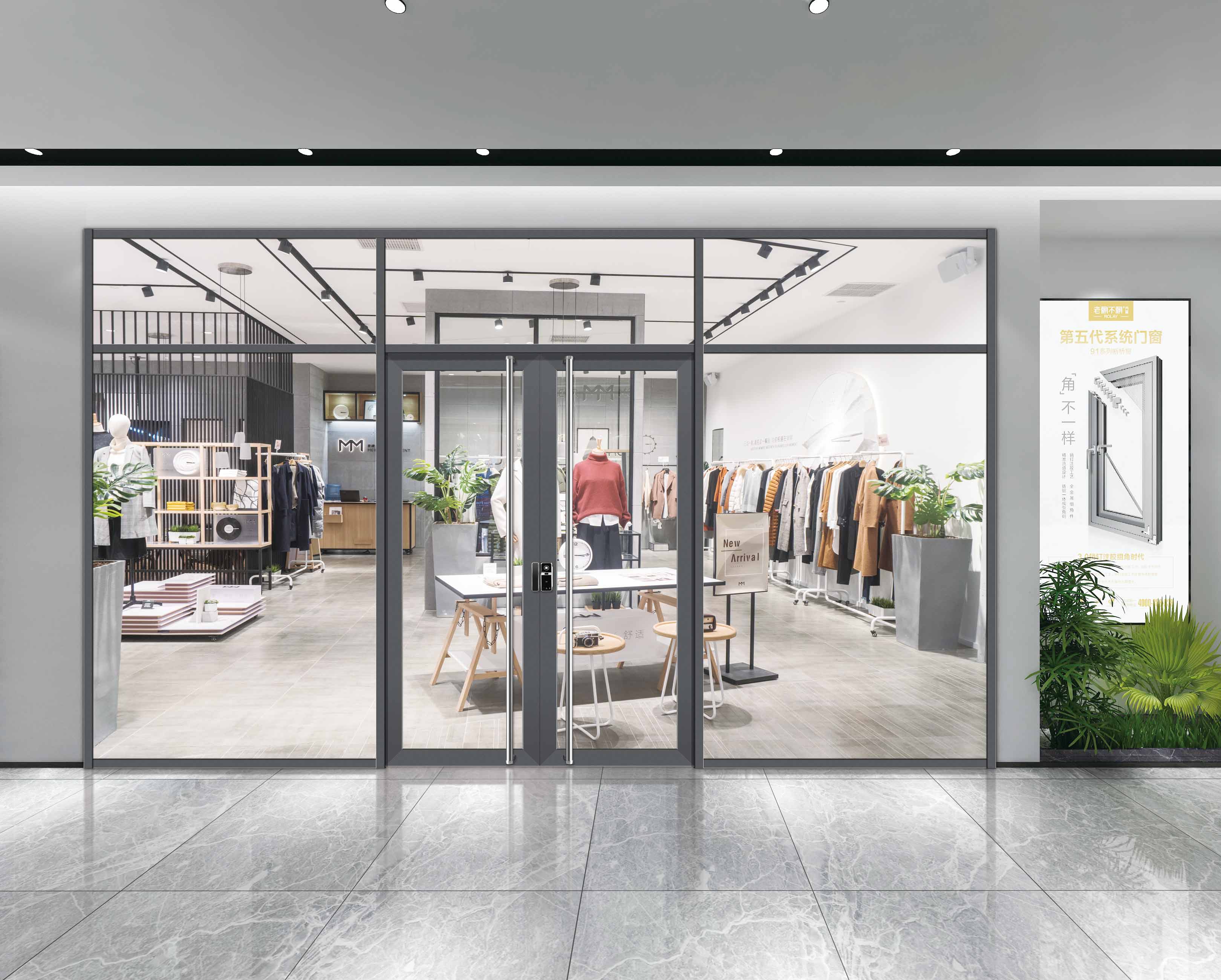 盛世D10地彈簧門